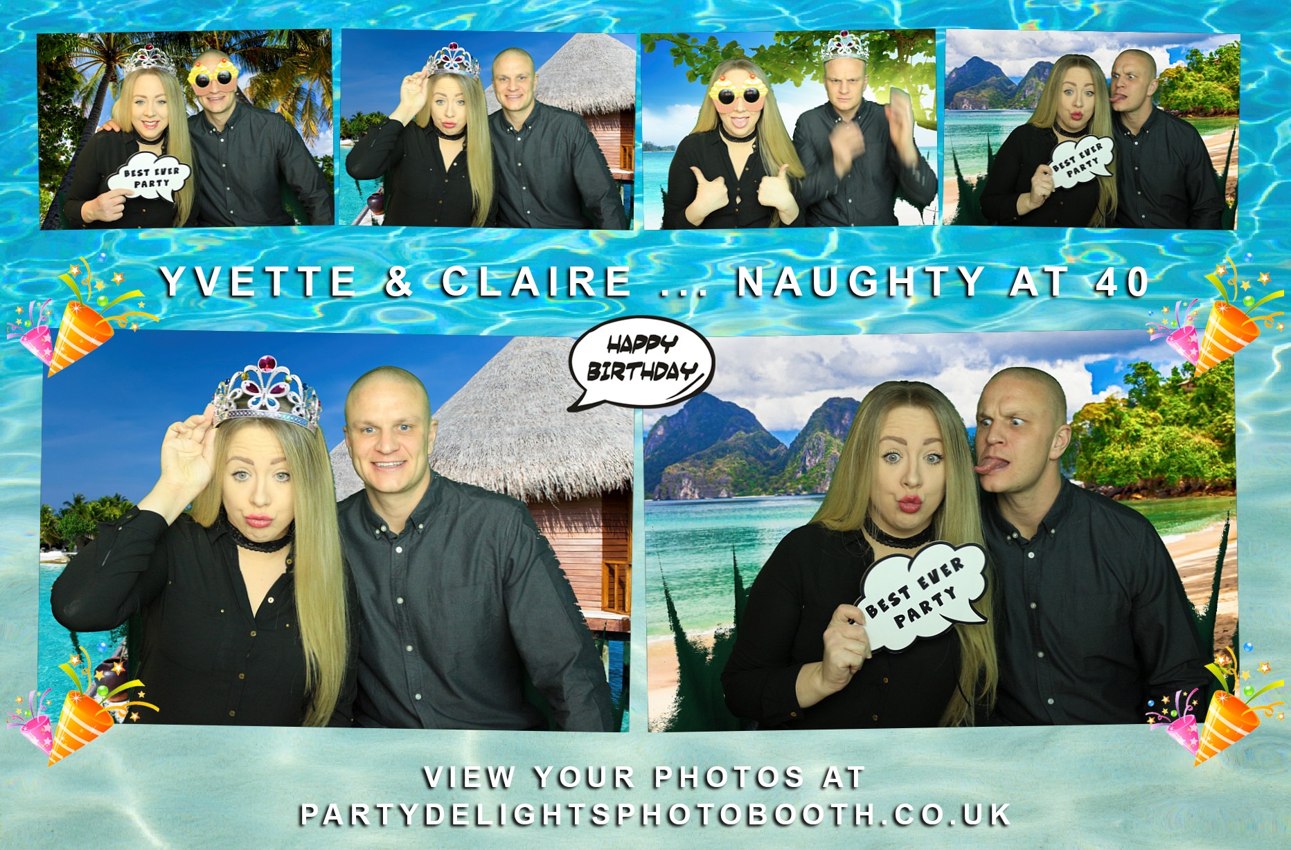 Yvette and Claire’s 40th birthday! - Prints | View more photos from the event at gallery.partydelightsphotobooth.co.uk/u/PartyDelightsPhotoBooth/Yvette-and-Claire’s-40th-birthday-Prints